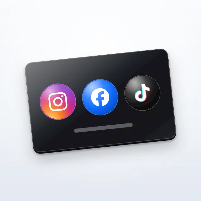 Social Follow Card